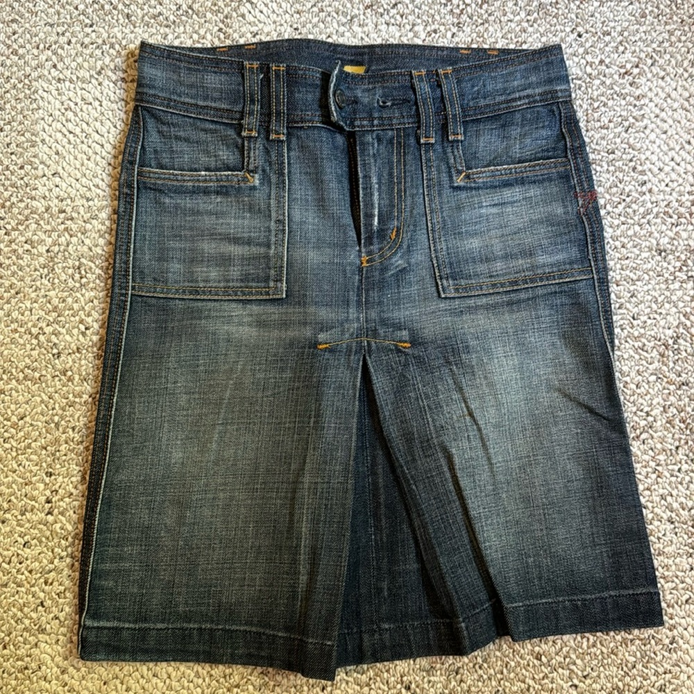 Seven for all mankind denim skirt EUC